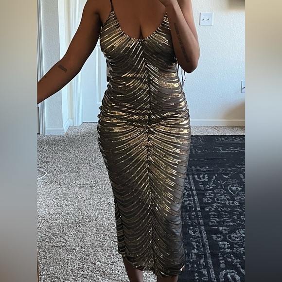 Sequin Midi Dress - Picture 2 of 7